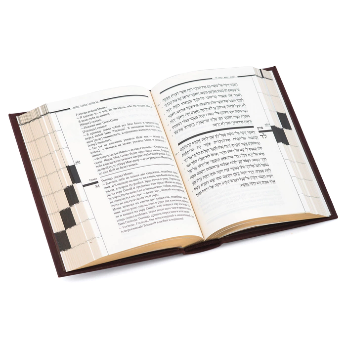 The leather-bound book "The Festive Torah"